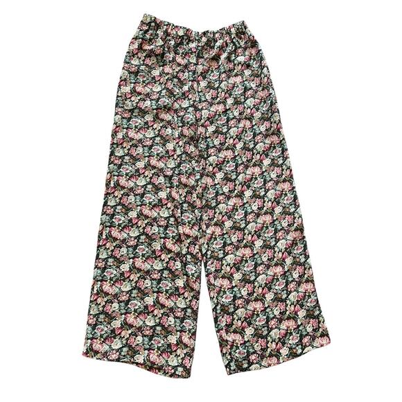 Vintage 90’s Compagnie Int’l Express Sheer Cottagecore Floral Palazzo Pants XS - Picture 1 of 6